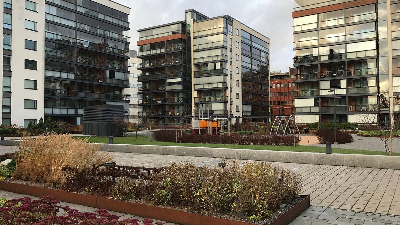 Finish apartment buildings